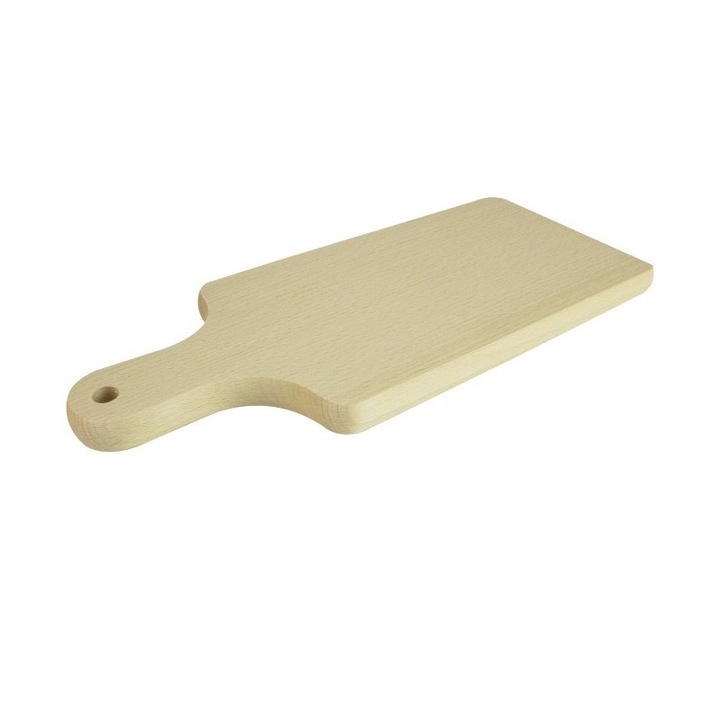 Tocator din lemn cu maner 43,5x20x1,5 cm, AZHOME