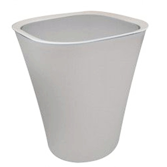 Cos gunoi baie RAKI Papillon 9lt gri