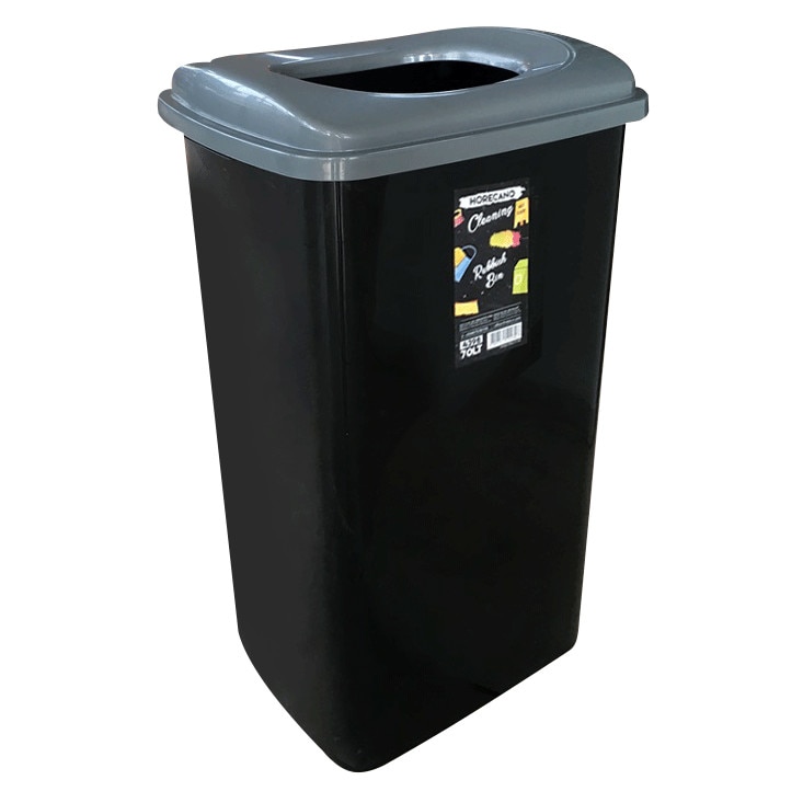 Cos de gunoi RAKI ICIKALA 50lt negru gri