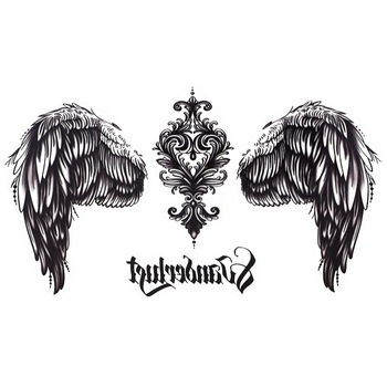 Tatuaj temporar, Royal Angel, GF963, 17 x 10 cm Tatuaj temporar, Royal Angel, GF963, 17 x 10 cm