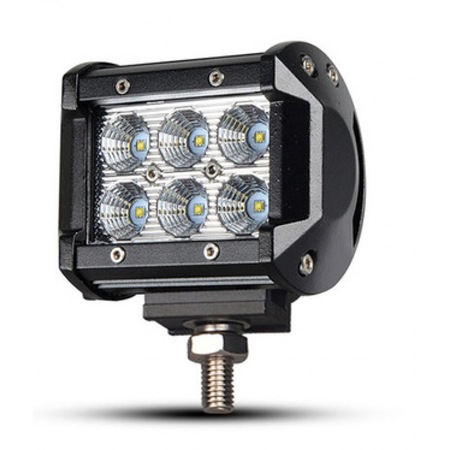 Proiector Offroad 18W/12V-24V 1530 Lumeni 4″/10 cm 6 leduri 2x3 - CRIDARO