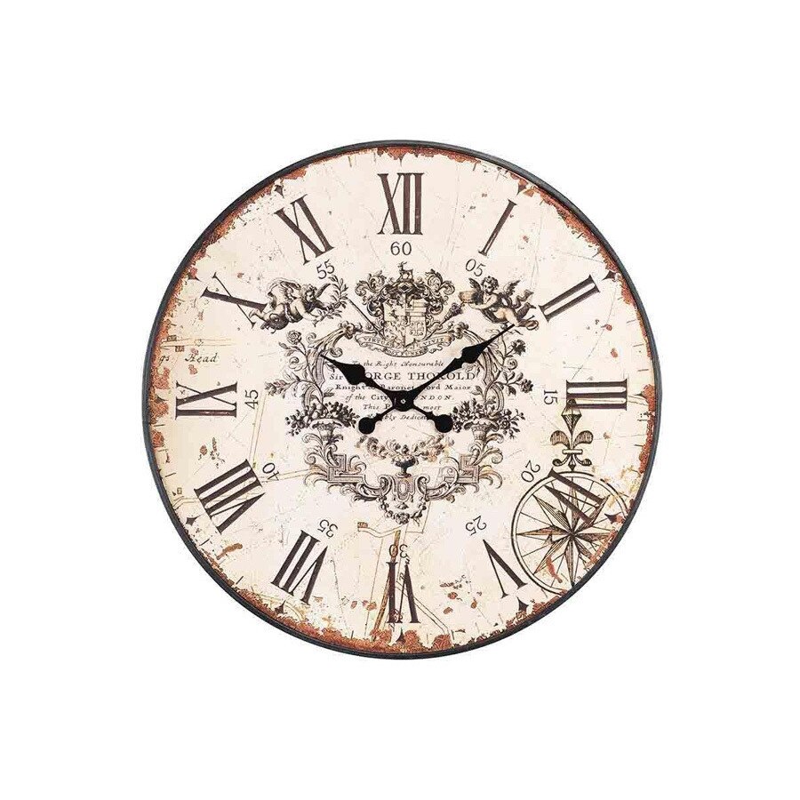 Ceas perete George Thorold, Lemn, Charisma, 80 cm