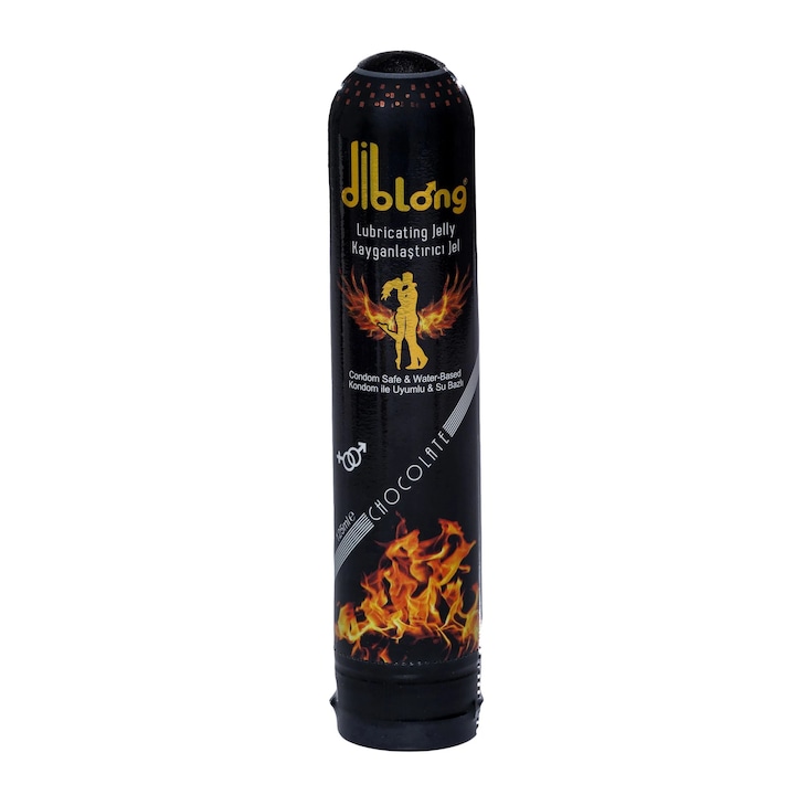 Diblong Lubricating Jelly - lubrifiant pe baza de apa, cu textura groasa, cu aroma de ciocolata, 125 ml