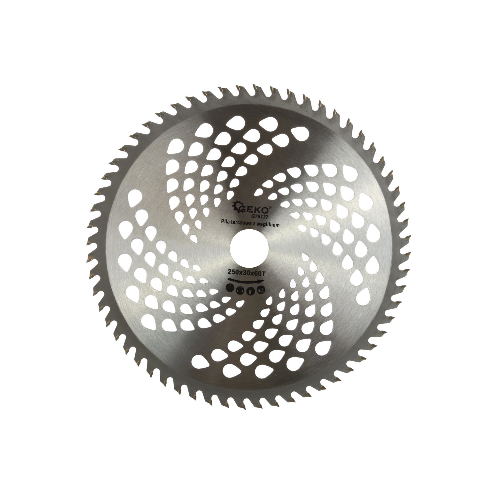 Disc pentru lemn 250x30x60T, Geko G78137