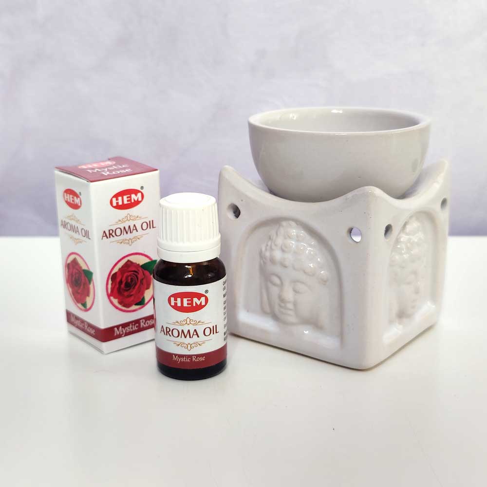 Ulei aromaterapie de trandafir, gama HEM profesional aroma Mystic Rose, pentru atragerea iubirii