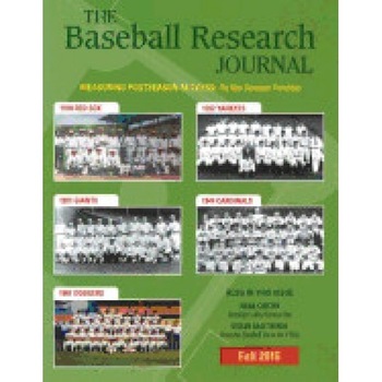 The Baseball Research Journal, Volume 44, Number 2 The Baseball Research Journal, Volume 44, Number 2
