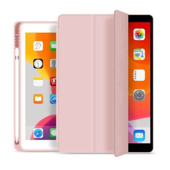 Калъф fixGuard smartcase Sc Pen за Apple iPad 10.2, 2019 / 2020 / 2021, Pink Sand