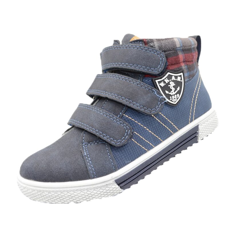 Ghete imblanite pentru baieti American Club GC 24/21-A-32, Bleumarin 67162