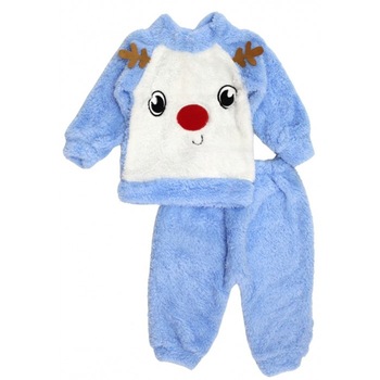 Compleu cocolino, ren, Bubu-Still,6-9 luni,74 cm, albastru Compleu cocolino, ren, Bubu-Still,6-9 luni,74 cm, albastru
