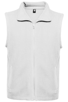 Vesta barbati, fleece, 300 g/m², Roly Bellagio, Alb Vesta barbati, fleece, 300 g/m², Roly Bellagio, Alb