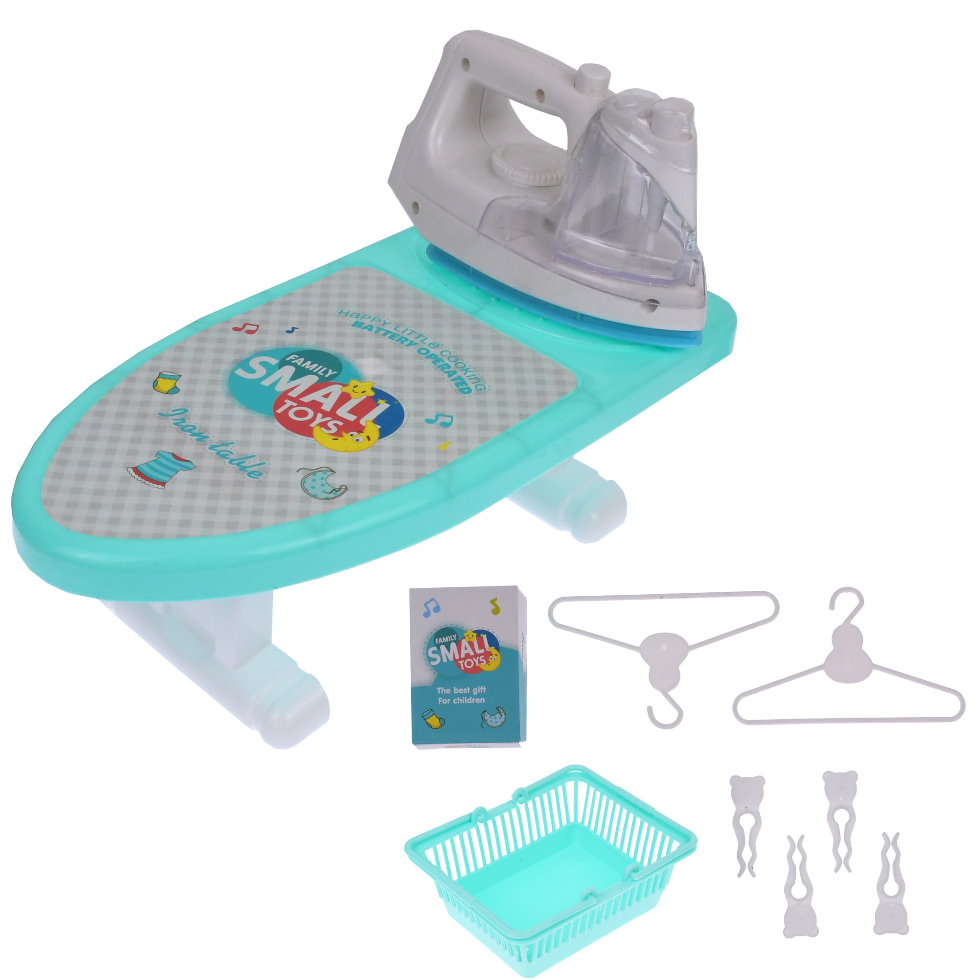 Set pentru fetite - masa si fier de calcat de jucarie cu sunete si lumini