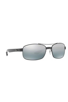 Ochelari de soare barbati, Rayban 8318ch 002/5l, Metal, 62-18-135, Negru Ochelari de soare barbati, Rayban 8318ch 002/5l, Metal, 62-18-135, Negru