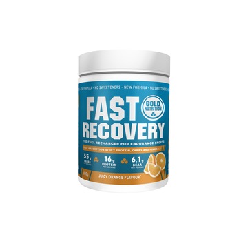 Pudra refacere dupa efort, GoldNutrition, Fast recovery, Portocale, 600 grame Pudra refacere dupa efort, GoldNutrition, Fast recovery, Portocale, 600 grame