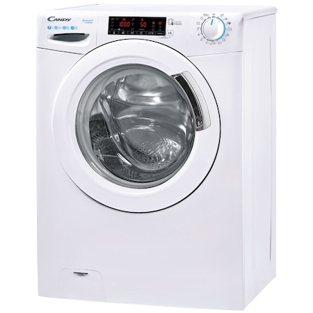 Пералня Slim Candy Smart CS4 147TXME/1-S, 7 кг, 1400 об/мин, Клас A, Инверторен мотор, Mix Power System, Active Motion System, Бял