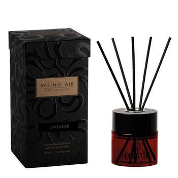 Odorizant camera cu betisoare Spring Air Luxury - Lavender 100 ml Odorizant camera cu betisoare Spring Air Luxury - Lavender 100 ml