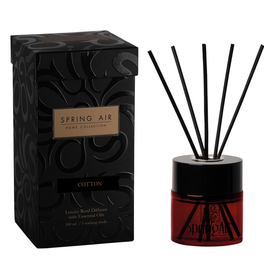 Odorizant camera cu betisoare Spring Air Luxury - Cotton 100 ml