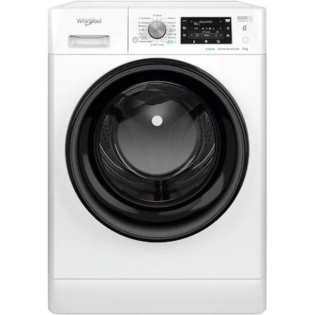 Masina de spalat rufe frontala WHIRLPOOL FFD 9458 BV EE, 6th Sense, 9 kg, 1400rpm, Clasa B, Alb