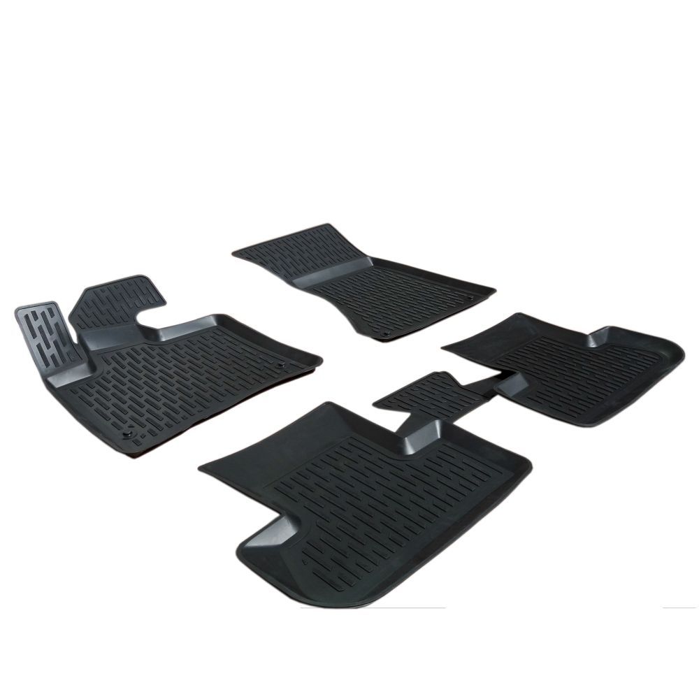 Set covorase auto tip tavita pentru Audi, Q5, an 2009-2013, negru, 5 buc/set