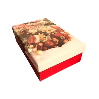 Cutie cadou Gentelo, 100 motive pentru care Te Iubesc, christmas bear Cutie cadou Gentelo, 100 motive pentru care Te Iubesc, christmas bear