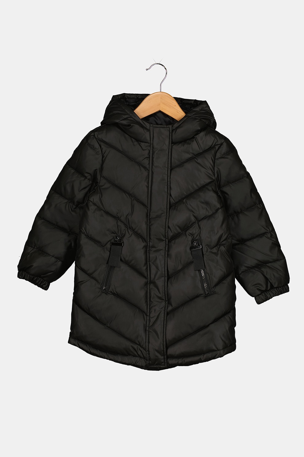 United Colors of Benetton, Geaca cu aspect matlasat, Negru