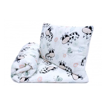 Set lenjerie de pat pentru copii Pulp, Bambus, Multicolor, 73x90cm Set lenjerie de pat pentru copii Pulp, Bambus, Multicolor, 73x90cm