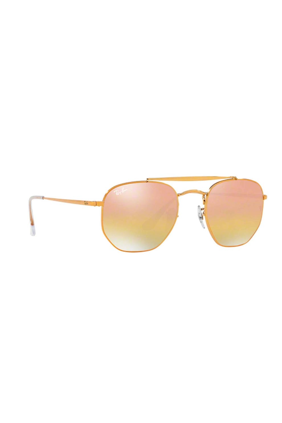 Ochelari de soare barbati, Rayban 3648-the-marshal 9001i1, Metal, 51-21-145, Auriu