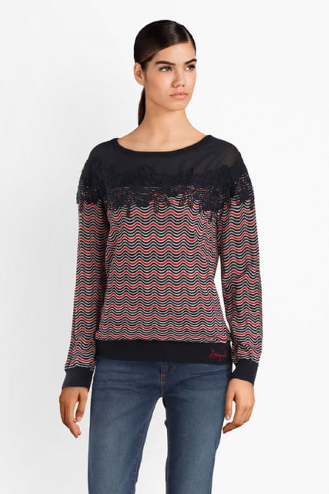 Bluza Desigual 19swjf13, Multicolor, XL