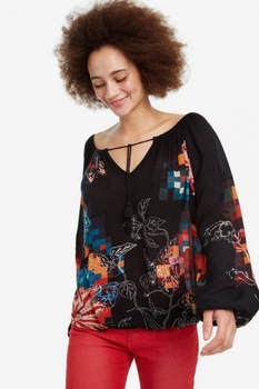 Bluza Desigual 18WWBW19, Negru, M Bluza Desigual 18WWBW19, Negru, M