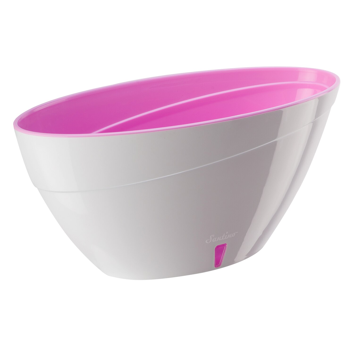 Ghiveci Santino Calipso 3.3L, alb lavanda cu sistem de auto udare