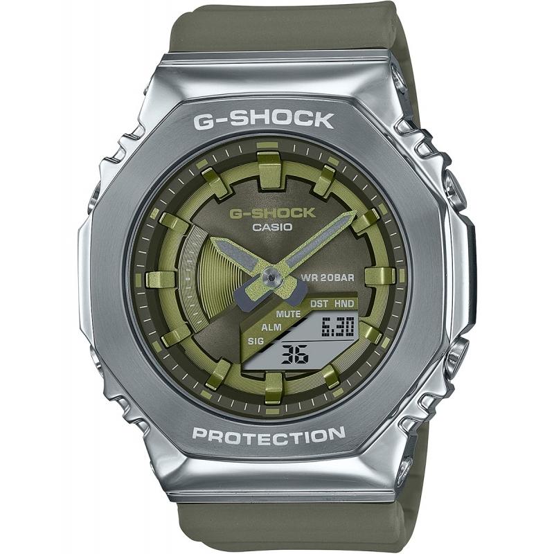 Ceas dama Casio G-Shock GM-S2100-3AER Quartz Argintiu
