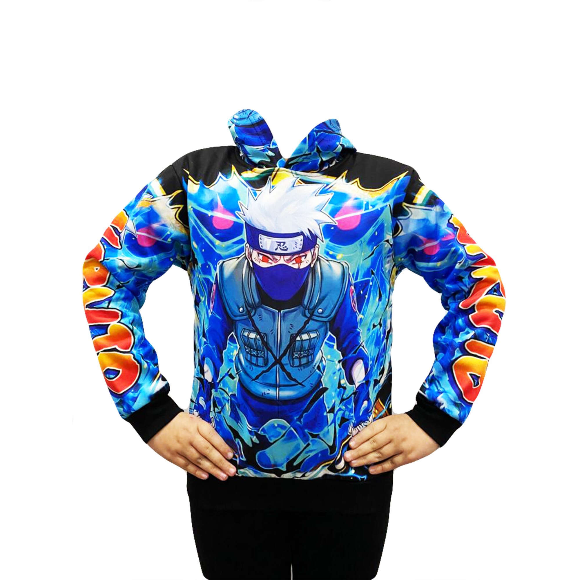 Hanorac copii, Naruto fight, albastru