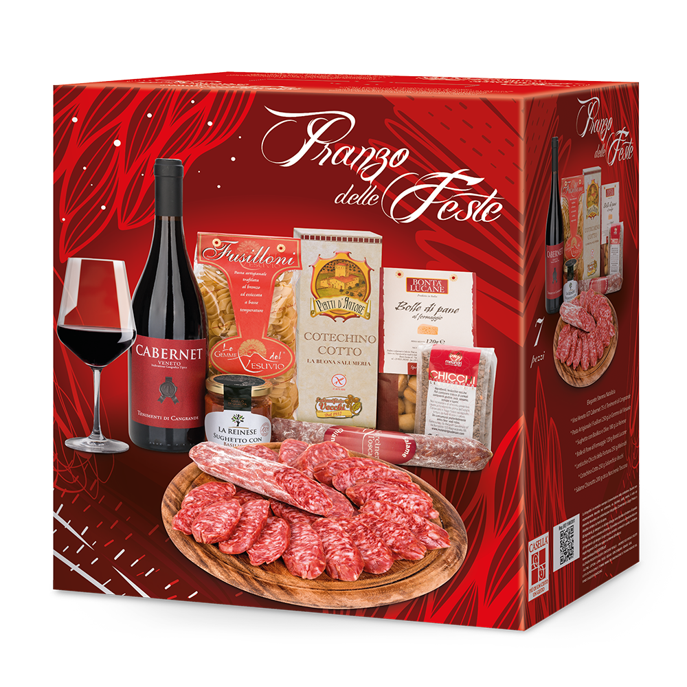 Pachet cadou Pranzo Delle Feste, GourmetGift, 2200g