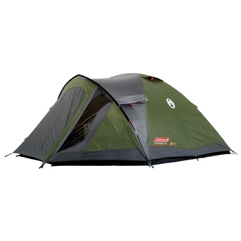 Cort camping Darwin 4+, Coleman, Poliester, 140x340 cm, Verde/Negru Cort camping Darwin 4+, Coleman, Poliester, 140x340 cm, Verde/Negru