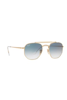 Ochelari de soare barbati, Rayban 3648-the-marshal 001/3f, Metal, 54-21-145, Auriu/Albastru Ochelari de soare barbati, Rayban 3648-the-marshal 001/3f, Metal, 54-21-145, Auriu/Albastru