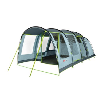 Cort camping Meadowood 4 Long, Coleman, Poliester, 210x625x300 cm, Albastru Cort camping Meadowood 4 Long, Coleman, Poliester, 210x625x300 cm, Albastru