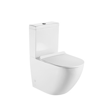 Set vas WC compact, Belbagno, Seria Amanda, Rimless, cu rezervor si mecanism, capac Duroplast, inchidere lenta, Ceramica, Alb, 620 mm Set vas WC compact, Belbagno, Seria Amanda, Rimless, cu rezervor si mecanism, capac Duroplast, inchidere lenta, Ceramica, Alb, 620 mm