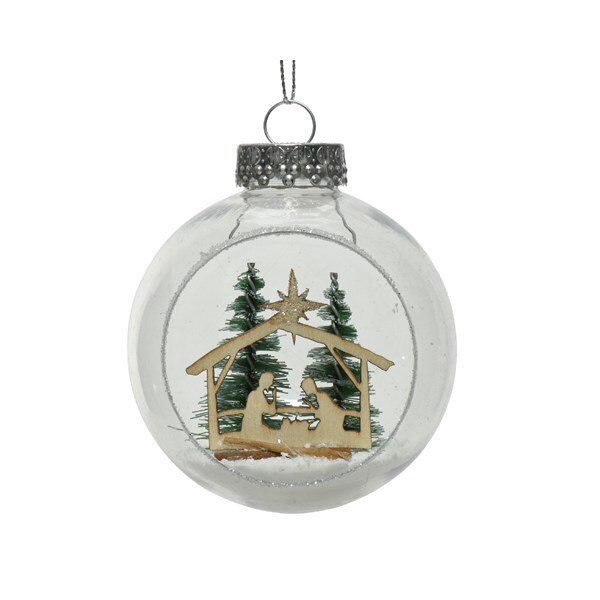 Glob - Nativity Scenery - Transparent, Transparent, Plastic