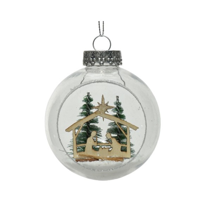 Glob - Nativity Scenery - Transparent, Transparent, Plastic