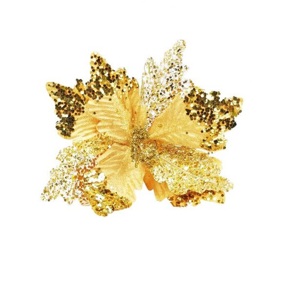 Ornament brad, Craciunita artificiala, Auriu, Ø 23cm