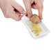 Razatoare din ceramica cu striatii pentru ingrediente, 11x7 cm