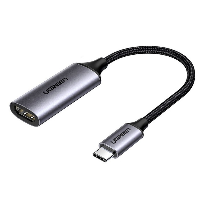 Адаптер Ugreen, USB-C, HDMI 2.0, 4K, 60Hz, Thunderbolt 3 за Macbook, сив