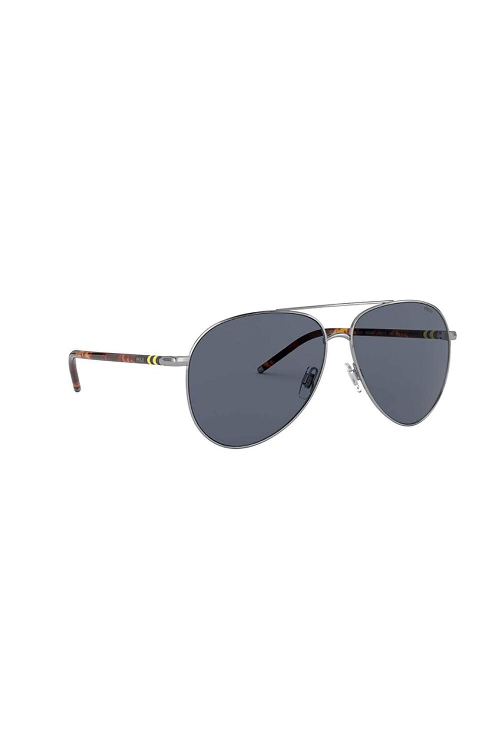 Ochelari de soare barbati, Polo Ralph Lauren 3131, Metal, 59-13-145, Negru