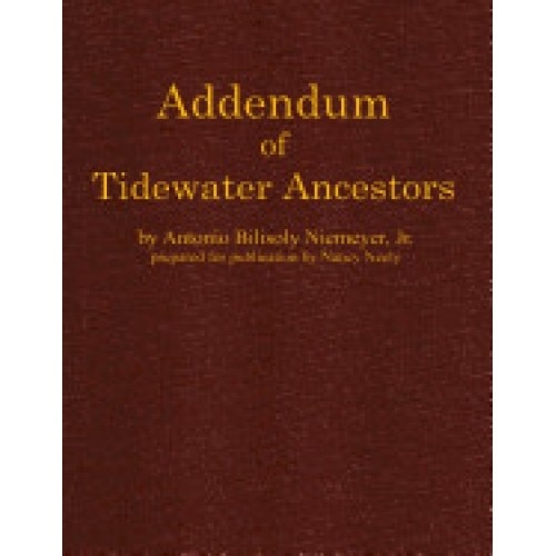 Addendum of Tidewater Ancestors
