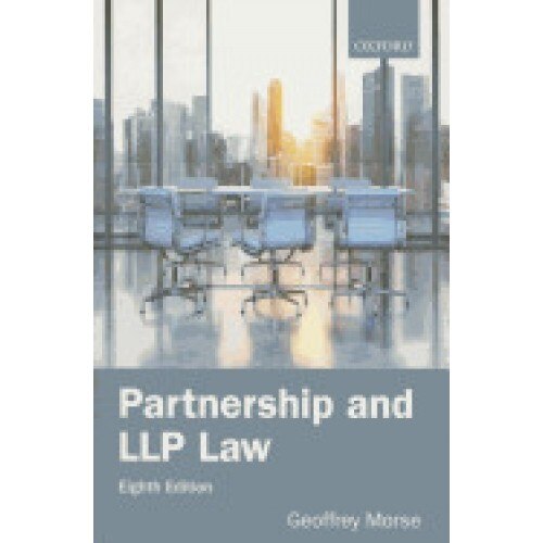 Partnership and Llp Law 8e