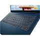 Laptop ultraportabil Lenovo IdeaPad 5 14ITL05 cu procesor Intel® Core™ i7-1165G7 pana la 4.70 GHz, 14", Full HD, IPS, 8GB, 512GB SSD, Intel Iris Xe Graphics, Windows 10 Home, Abyss Blue