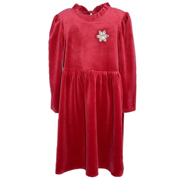 Rochie eleganta pentru fete Tylkomet TLY-4, Rosu 110 CM Rochie eleganta pentru fete Tylkomet TLY-4, Rosu 110 CM