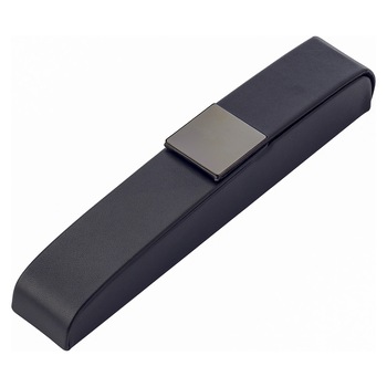 Etui Negru pentru un pix, piele ecologica, interior din catifea, inchidere cu magnet Etui Negru pentru un pix, piele ecologica, interior din catifea, inchidere cu magnet