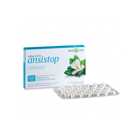 Supliment anxietate Vitacalm Ansistop, Bios Line, 60 comprimate
