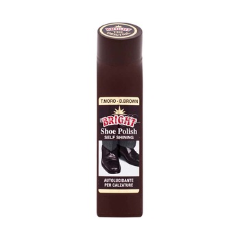 Crema de pantofi lichida Bright, maro inchis, 75 ml Crema de pantofi lichida Bright, maro inchis, 75 ml