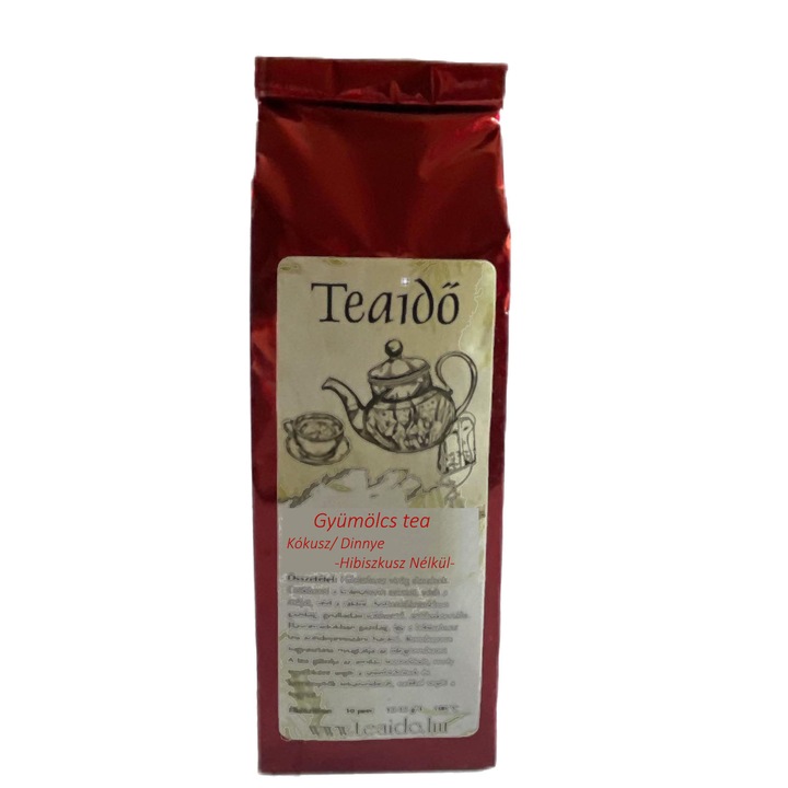 Kókusz/ dinnye hibiszkusz nélkül ! gyümölcs tea keverék -50 g